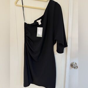 H&M One Shoulder Mini Dress
